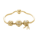 My Loving Nature Charms Armbånd Sæt Forgyldt Med 3 Charms