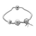 Pearl & Nature Charms Armbånd Sæt i Sterling Sølv Med 3 Charms