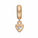 Moving Love - forgyldt sølv charm - 623-G15