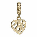 Happy New Year 2020 - forgyldt sølv charm - 623-G201