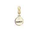 Christina - HAPPY FAMILY - forgyldt sølv - charm - 623-G218