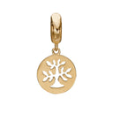 PLANT A TREE - forgyldt sølv - charm - 623-G245