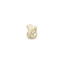 The Swan - Forgyldt Charms - 623-G256