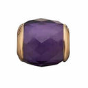 Precious Amethyst - forgyldt sølv charm - 623-G39