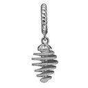 Twisted Drop - sølv charm - 623-S145