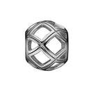 Fantasy - sort rhodineret sølv charm - 630-B139