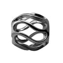 Twist - sort rhodineret sølv charm - 630-B28