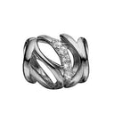 Real Harmony - sort rhodineret sølv charm - 630-B89