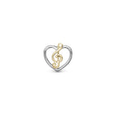 Music Love - Sølv Charms - 630-BB165