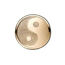Sparkling Ying Yang - forgyldt sølv charm - 630-G129