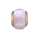Rose Quartz Magic - forgyldt sølv charm - 630-G143
