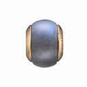 Labradorite Magic - forgyldt sølv charm - 630-G151