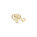Leaf of Love - Forgyldt Charms - 630-G225