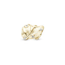 Curved Leaf - Forgyldt Charms - 630-G229