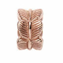 Leaf rose - forgyldt charm - 630-R01