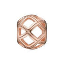 Fantasy rose - forgyldt sølv charm - 630-R139
