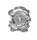 Topaz Anemone - sølv charm - 630-S122
