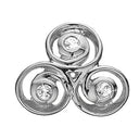 Triple Spiral - sølv charm - 630-S189