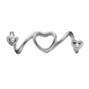 Soulmate - sølv charm - 630-S80