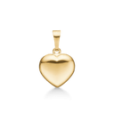 8 kt guld vedhæng hjerte - 13 x 13 mm