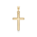 8 kt guld vedhæng kors - 13 x 21 mm