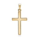 14 kt guld vedhæng kors - 16 x 25 mm