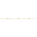 Ankelkæde kugler 23+3cm 8 kt