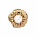 Pearl Flower - forgyldt sølv charm - 650-G06