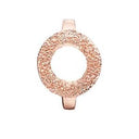 Magic Circle rose - forgyldt sølv charm - 650-R40