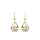 Christina - Hanging Beauty ørering - Forgyldt sølv - 670-G08
