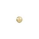 Smiling Enkelt Ørestik / Single Stud - Blankpoleret Forgyldt Sterling Sølv