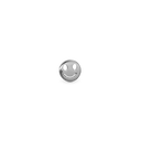 Smiling Enkelt Ørestik / Single Stud - Blankpoleret Sterling Sølv