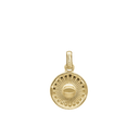 Magic Sun Vedhæng - Blankpoleret Forgyldt Sterling Sølv