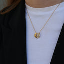 Ocean Splash Vedhæng - Blankpoleret Forgyldt Sterling Sølv m. 37 Cubic Zirkonia