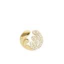 Ocean Splash Vedhæng - Blankpoleret Forgyldt Sterling Sølv m. 37 Cubic Zirkonia