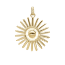 Sunshine Vedhæng - Blankpoleret Forgyldt Sterling Sølv