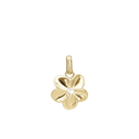 Flower Bouquette Vedhæng - Blankpoleret Forgyldt Sterling Sølv m. 1 Cubic Zirkonia