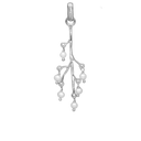 Cherry Tree Vedhæng - Blankpoleret Sterling Sølv m. 6 Ferskvandsperler