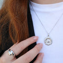 Sunflower Vedhæng - Blankpoleret Sterling Sølv