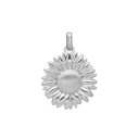 Sunflower Vedhæng - Blankpoleret Sterling Sølv