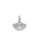 Fan Vedhæng - Blankpoleret Sterling Sølv