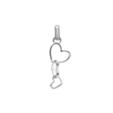 Dancing Love Vedhæng - Blankpoleret Sterling Sølv