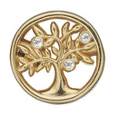 Tree of Life Connections lås - Forgyldt sølv - 681-G03