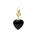 Christina - BlackDream 14 karat - guld charm - 691-RG02BL