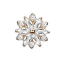 Flower Love 14 karat - guld charm - 693-RG12