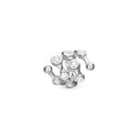 Christina - Dream Twist 14 karat hvid- guld charm - 693-WG07