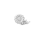 Christina - Diamond Marguerite 14 karat hvid- guld charm - 693-WG16
