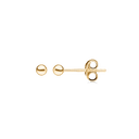 14 kt guld ørestikker kugle - 3 mm