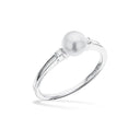 Ring fkp. 0,04 H-W/SI 14 kt.
