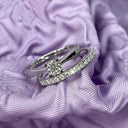 Dazzling Ring 0,32 H-W/SI 14 kt. Hvidguld
